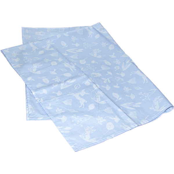 Багаторазова класична пелюшка Еко Пупс Лісові тваринки 100x75 см блакитна - Pampik