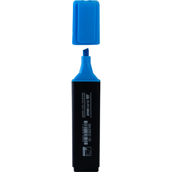 Текст-маркер Buromax Jobmax синій (BM.8902-02) - Pampik