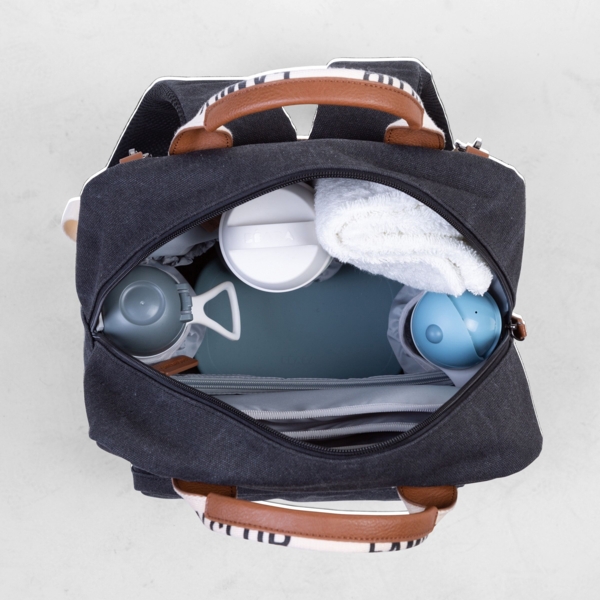 Рюкзак Childhome Family club Canvas Black (CWBPSCBL) - Pampik - 10