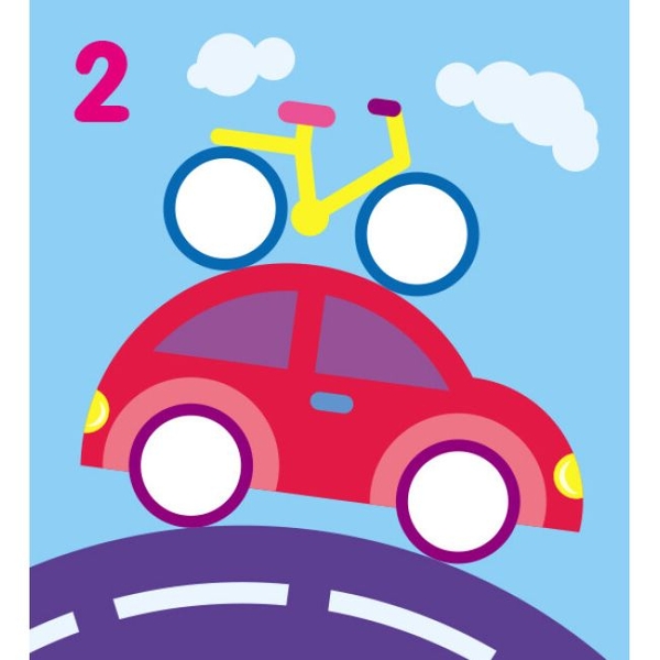 Мозаика с наклеек Ранок Кружочки (С166050У) - Pampik - 7