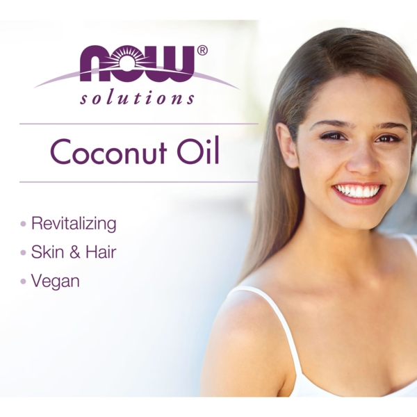 Кокосова олія Now Solutions Coconut Oil 207 мл - Pampik - 4