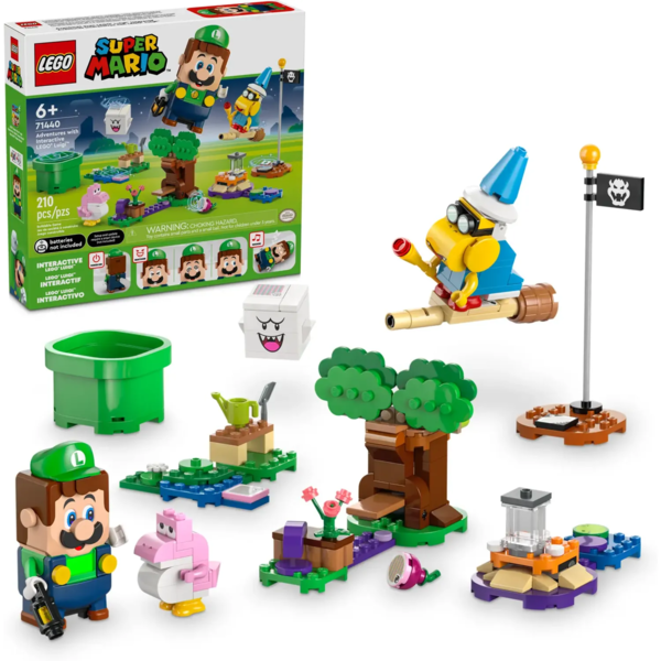 Конструктор LEGO Super Mario Пригоди з інтерактивним LEGO Луїджі, 210 деталей (71440) - Pampik - 2