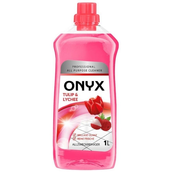 Средство для мытья полов Onyx Professional Allzweckreiniger Tulip & Lychee Универсальное 1 л - Pampik