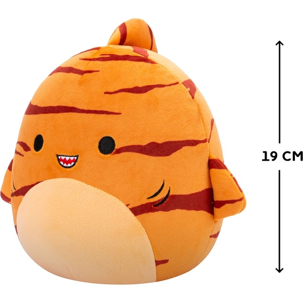 Мягкая игрушка Squishmallows Тигровая Акула Джаггер, 19 см (SQCR06597) - Pampik - 6