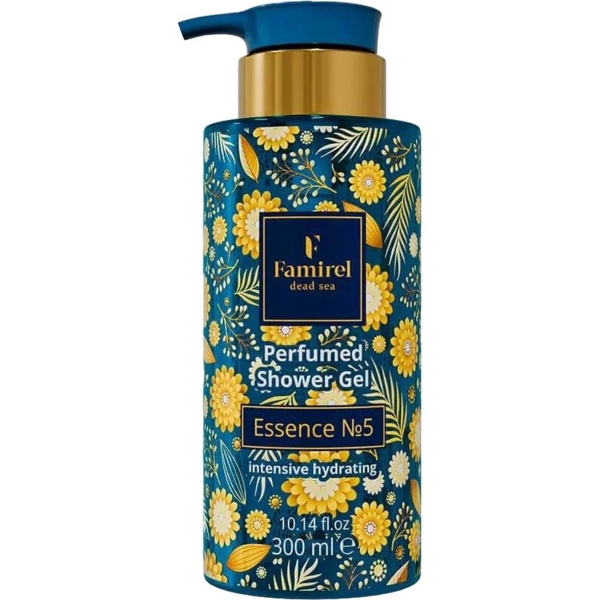 Парфумований гель для душу Famirel Intensive Hydrating Essence №5, 300 мл - Pampik