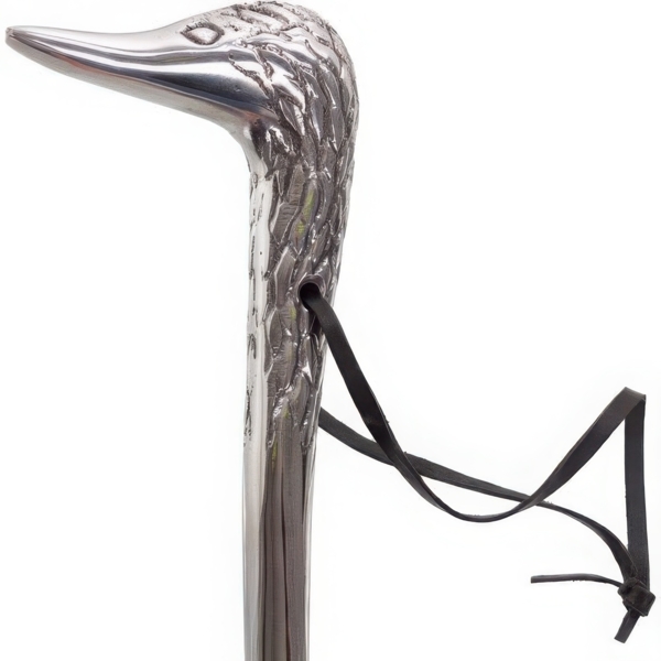 Ложка для взуття Elen Dekor Качка алюміній, 50 см (874-044) - Pampik - 2