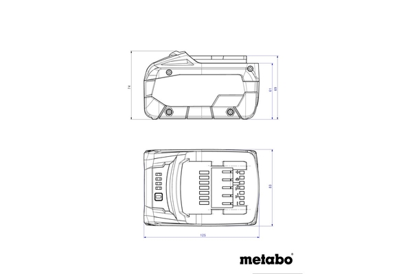 Акумулятор Metabo LiHD 18В 5.5А/год (625368000) - Pampik - 3