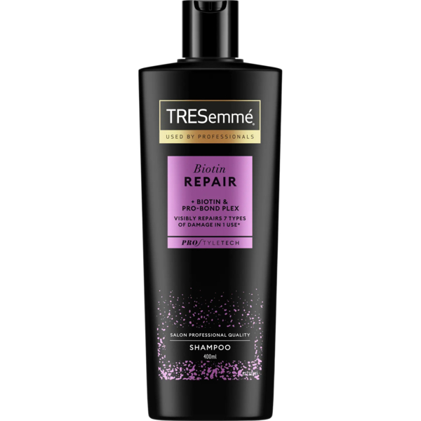 Шампунь для волосся TRESemme Biotin Repair відновлювальний для пошкодженого волосся, 400 мл - Pampik