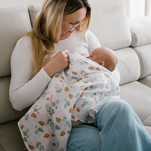 Пеленки BabyOno муслиновые хлопковые 70х70 см, 3 шт., салатовый (348/12) - Pampik - 6