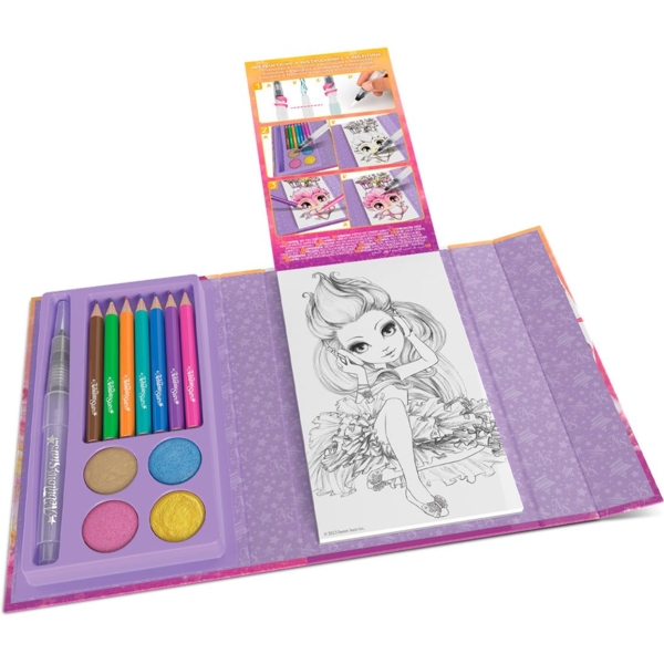 Набір для творчості Nebulous Stars Розмальовка з водою, білі аркуші Візьми в дорогу (11452) - Pampik - 3