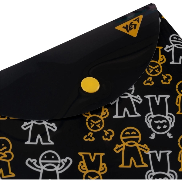 Папка-конверт Yes Не усложняй! B6, на кнопке (492275) - Pampik - 2