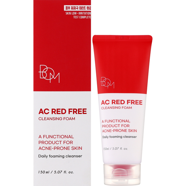 Пінка для вмивання з колоїдною сіркою та саліциловою кислотою Beauty of Majesty AC Red Free Cleansing Foam 150 мл - Pampik