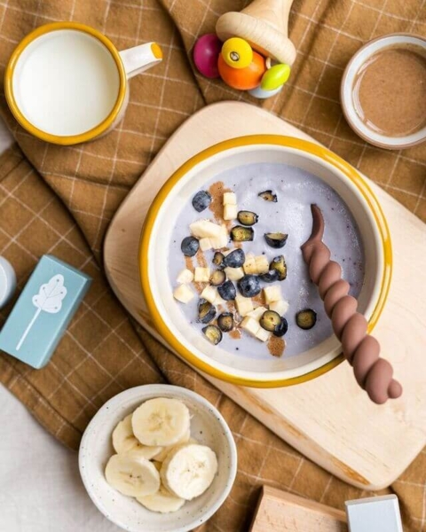 Каша з козячого молока Holle з чорницею та бананом, органічна, від 6 місяців, 200 г - Pampik - 4