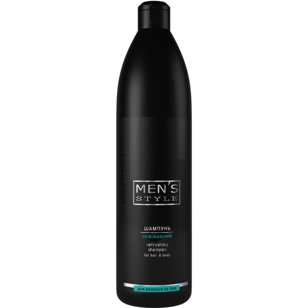 Шампунь освежающий ProfiStyle Men's Style Refreshing Shampoo, 1 л - Pampik