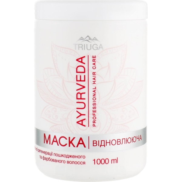 Маска для волосся Triuga Ayurveda Відновлююча 1 л - Pampik