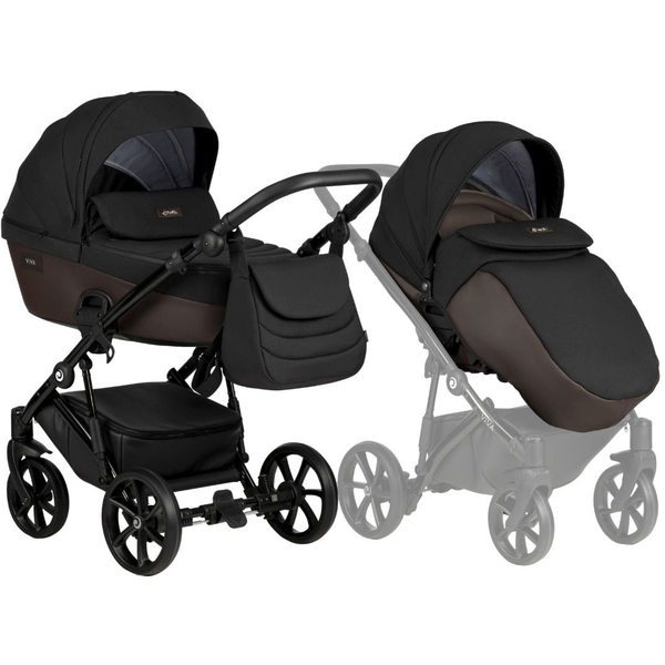 Універсальна коляска 2 в 1 Tutis Viva 4 espresso (1202067) - Pampik