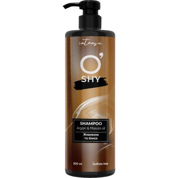 Шампунь O'Shy Intense Argan & Marula oil, 500 мл - Pampik