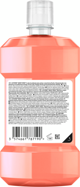 Ополіскувач для ротової порожнини Listerine Smart Rinse дитячий, Ягідна свіжість, 500 мл - Pampik - 2