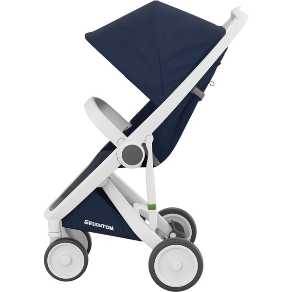 Прогулянкова коляска Greentom Classic Blue-White (8718858972319) - Pampik - 3