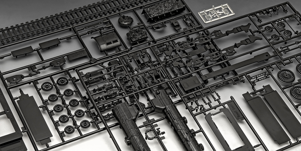 Сборная модель Revell Экспресс локомотив BR03 с тендером, масштаб 1:87, 136 деталей (RVL-02166) - Pampik - 8