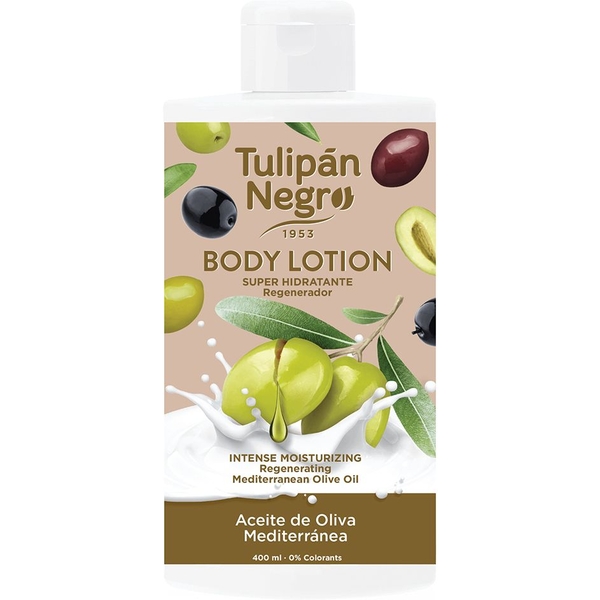 Лосьон для тела Tulipan Negro Mediterranean Olive Oil Body Lotion 400 мл - Pampik