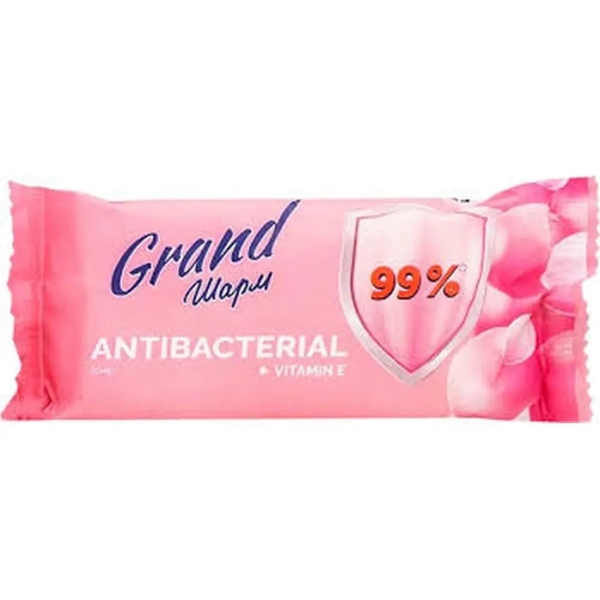 Мыло Grand Шарм Antibacterial+Vitamin E, 350 г (5 шт. по 70 г) - Pampik