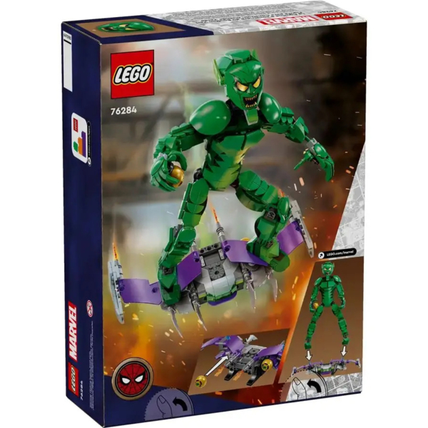 Конструктор LEGO Super Heroes Marvel Фігурка Зеленого гобліна для складання, 471 деталь (76284) - Pampik
