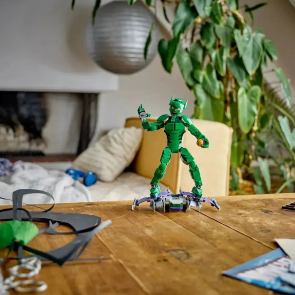 Конструктор LEGO Super Heroes Marvel Фігурка Зеленого гобліна для складання, 471 деталь (76284) - Pampik - 7