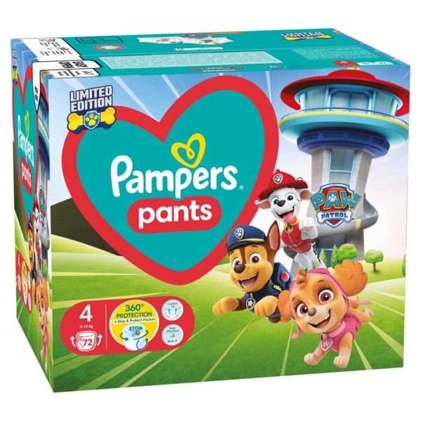Підгузки-трусики Pampers Pants Щенячий патруль 4 (9-15 кг), 72 шт. - Pampik - 2