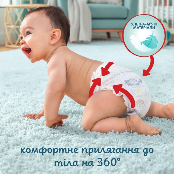 Підгузки-трусики Pampers Premium Care Pants 3 (6-11 кг), 48 шт. - Pampik - 8