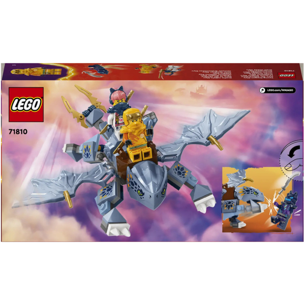 Конструктор LEGO NINJAGO Молодий дракон Рію, 132 деталі (71810) - Pampik - 2