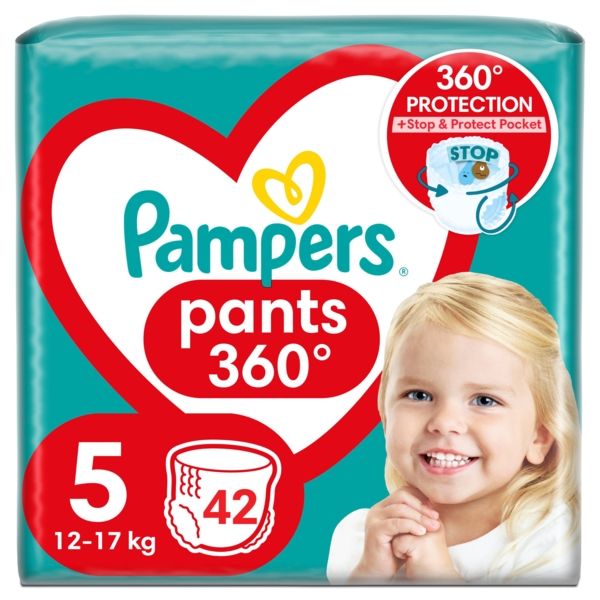 Підгузки-трусики Pampers Pants 5 (12-17 кг), 42 шт. - Pampik