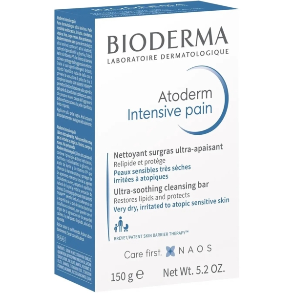 Мыло для лица и тела Bioderma Atoderm Intensive Pain, 150 г - Pampik