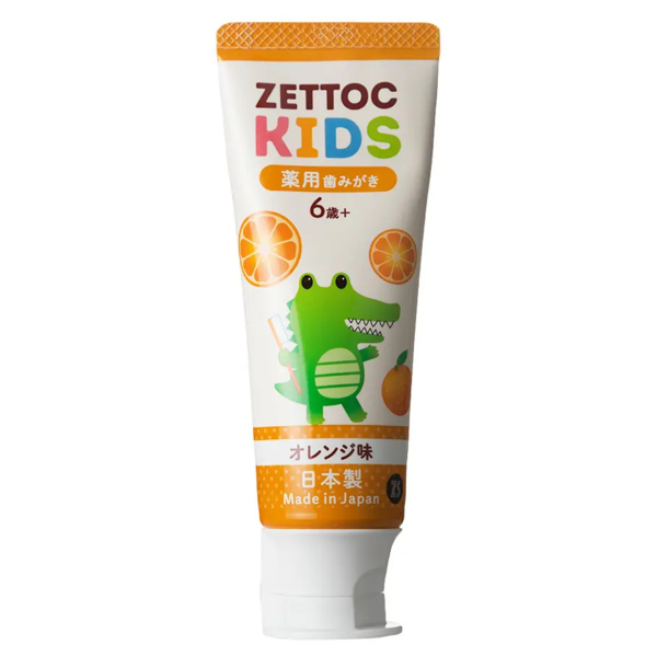 Дитяча зубна паста Zettoc Nippon Style Kids Orange, зі смаком апельсина, 60 г - Pampik