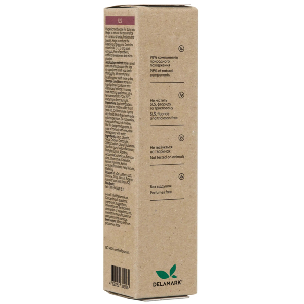 Зубная паста De La Mark Детская, 80 мл - Pampik - 3