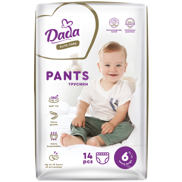 Підгузки-трусики Dada Elite Care 6 (15 кг), 14 шт. - Pampik