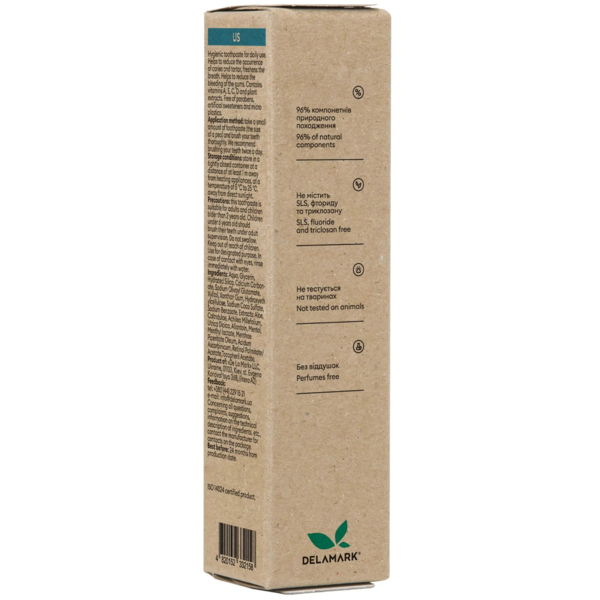 Зубна паста De La Mark Відбілююча, 80 мл - Pampik - 3