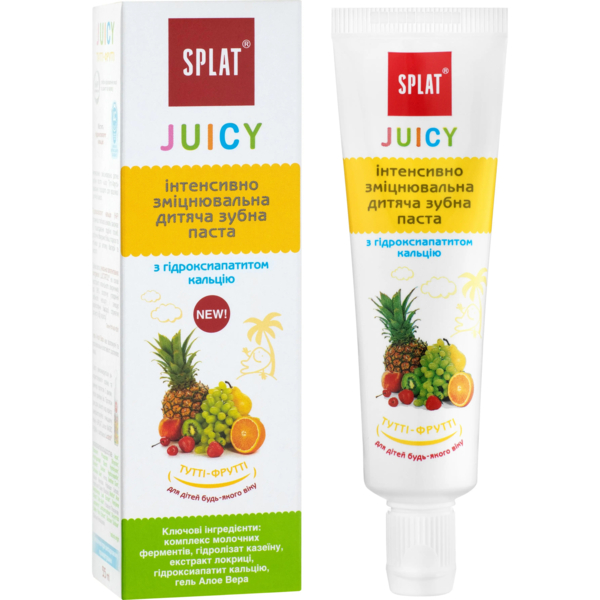 Дитяча зубна паста Splat Juicy Тутті-Фрутті, 35 мл - Pampik - 2