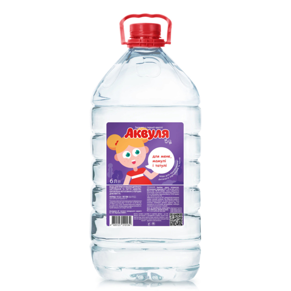 Детская вода Аквуля, 6 л - Pampik