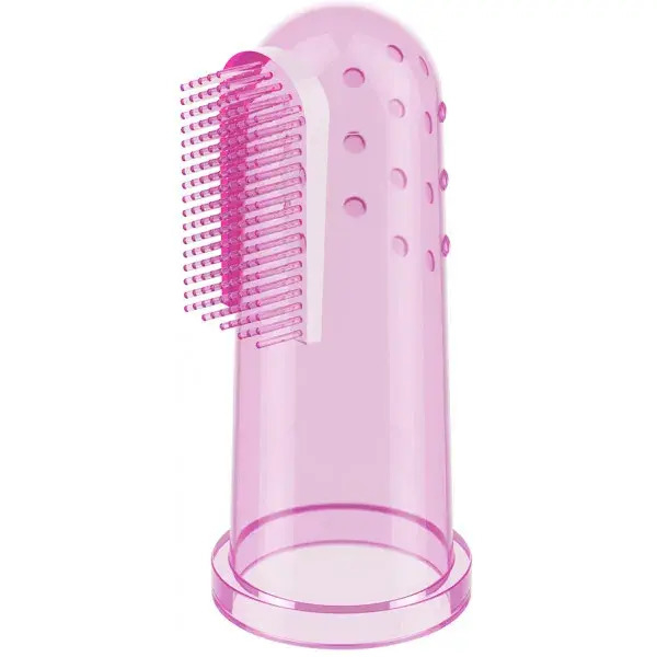 Детская зубная щетка BabyOno, розовый (723) - Pampik