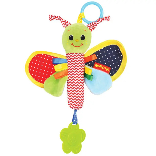 Брязкальце-паличка Масік Ферма Метелик (МС 010302-01) - Pampik