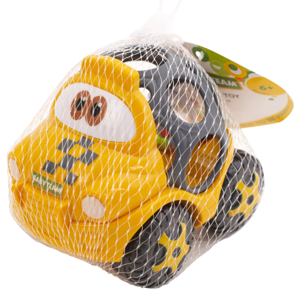 Игрушка-погремушка Baby Team Машинка (8406 машинка с черным кузовом) - Pampik - 6