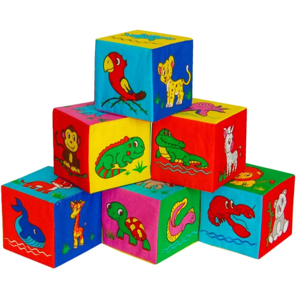 Набір м'яких кубиків Масік Зоопарк (МС 090601-11) - Pampik