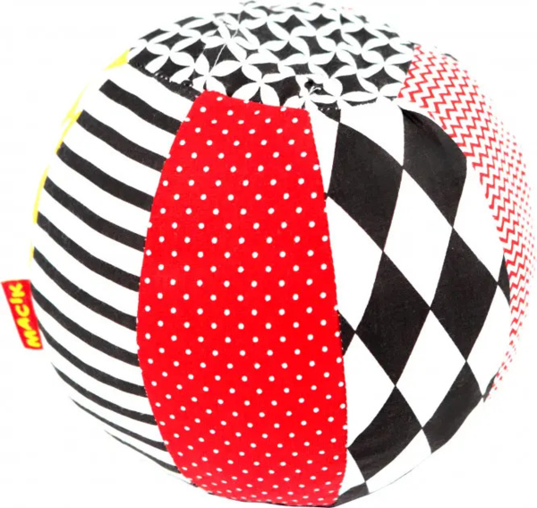 М'ячик-брязкальце Масік Black & White (МС 080501-01) - Pampik