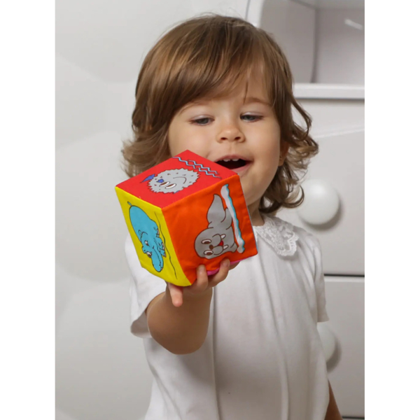 Набір м'яких кубиків Масік Зоопарк (МС 090601-11) - Pampik - 4