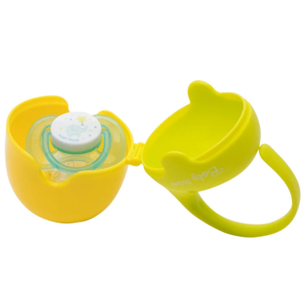 Контейнер для пустушки Baby Team (3301_жовто-салатовий) - Pampik - 2