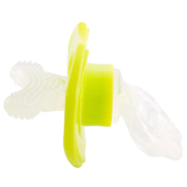 Прорізувач-масажер Baby Team (4002_зелений) - Pampik