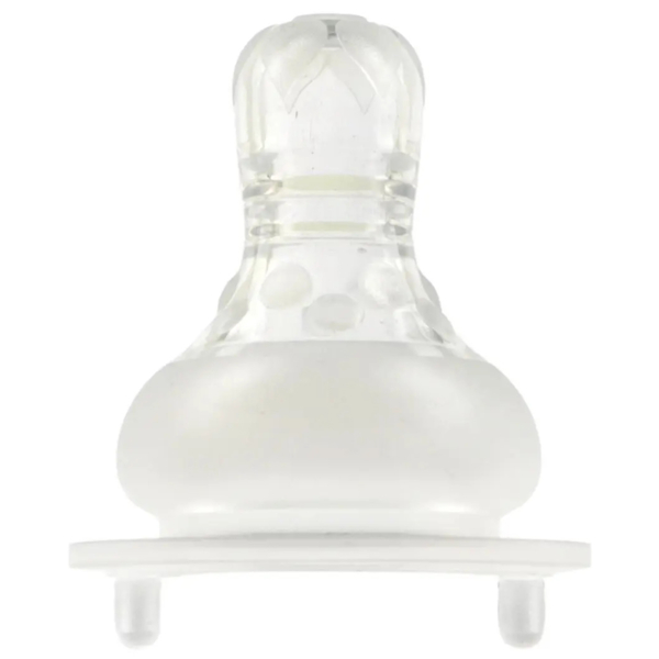 Соска силіконова Baby Team, класична, від 12 міс., для каші, 2 шт. (2011) - Pampik