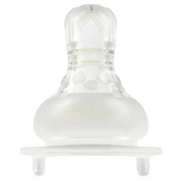 Соска силіконова Baby Team, антиколікова, від 0 міс., повільний потік, 2 шт. (2010) - Pampik