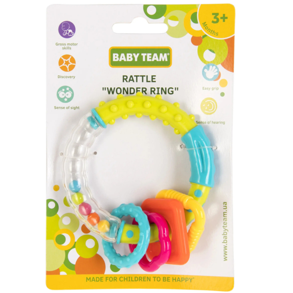 Іграшка-брязкальце Baby Team Чудо-кільце (8441) - Pampik - 2